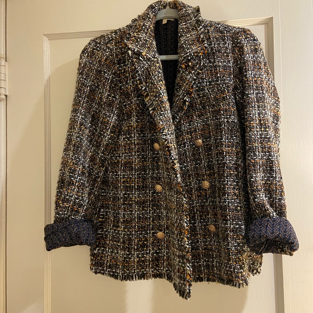 Women's Tweed Double-Breasted blazer